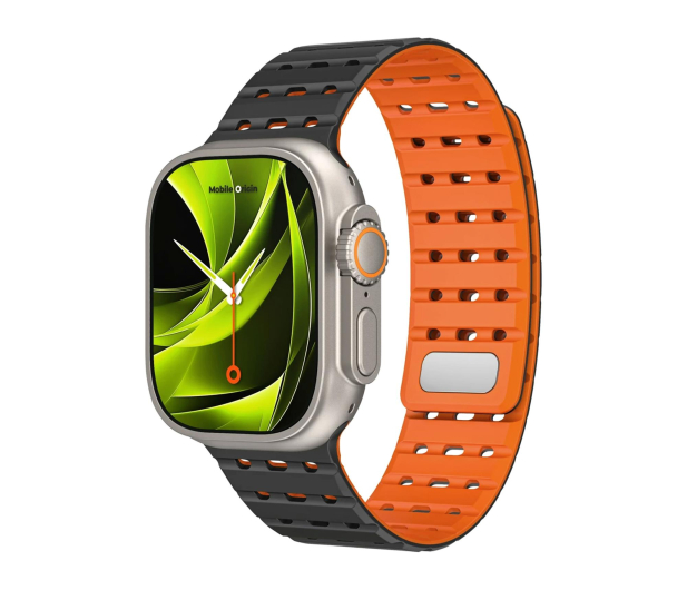 Mobile Origin Magnetic Strapblack/orange Apple Watch 49mm/46mm/45mm/44mm - 1504099 - zdjęcie
